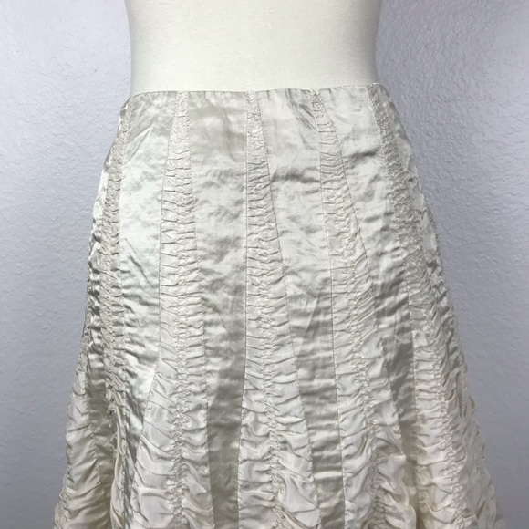 Tracy Reese New York Silk Blend Full Skirt Sk69 - Picture 6 of 8